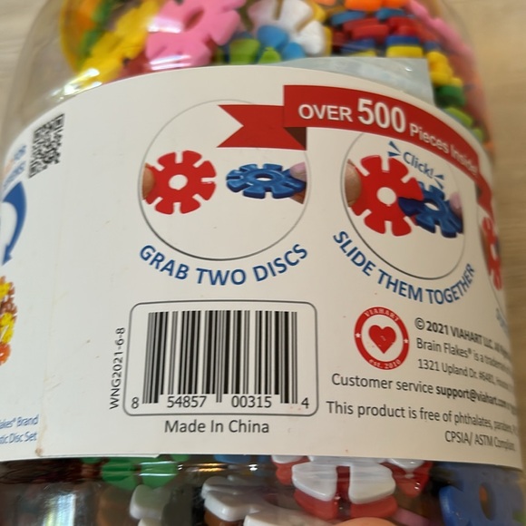 Brain flakes 500 plies pieces building engineering stem toy nwt for kids 5 up - Picture 5 of 8